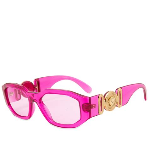 pink versace prescription glasses|versace pink sunglasses for women.